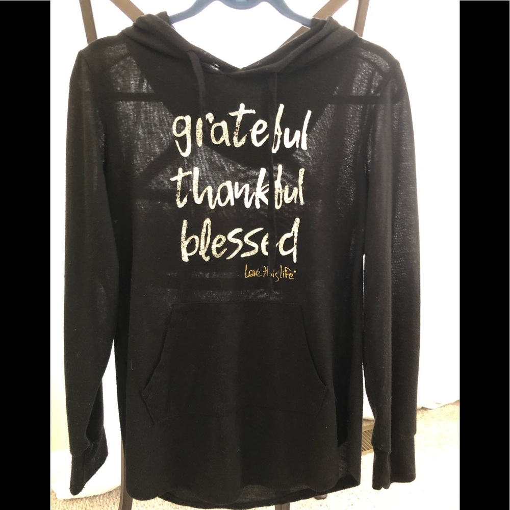Girls Large Love this life shirt..